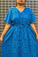 Blue patch work Kaftan 💙 - Image 2