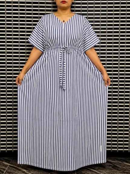 Gray lines Kaftan