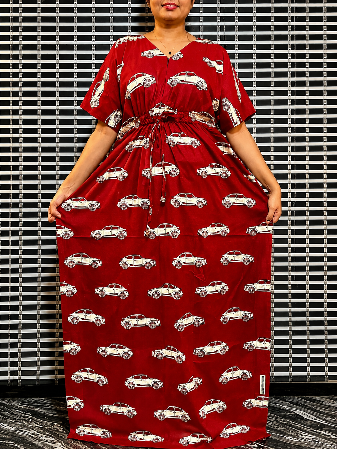 2026/08/98561.png Red car Kaftan 🚘 - Image 1