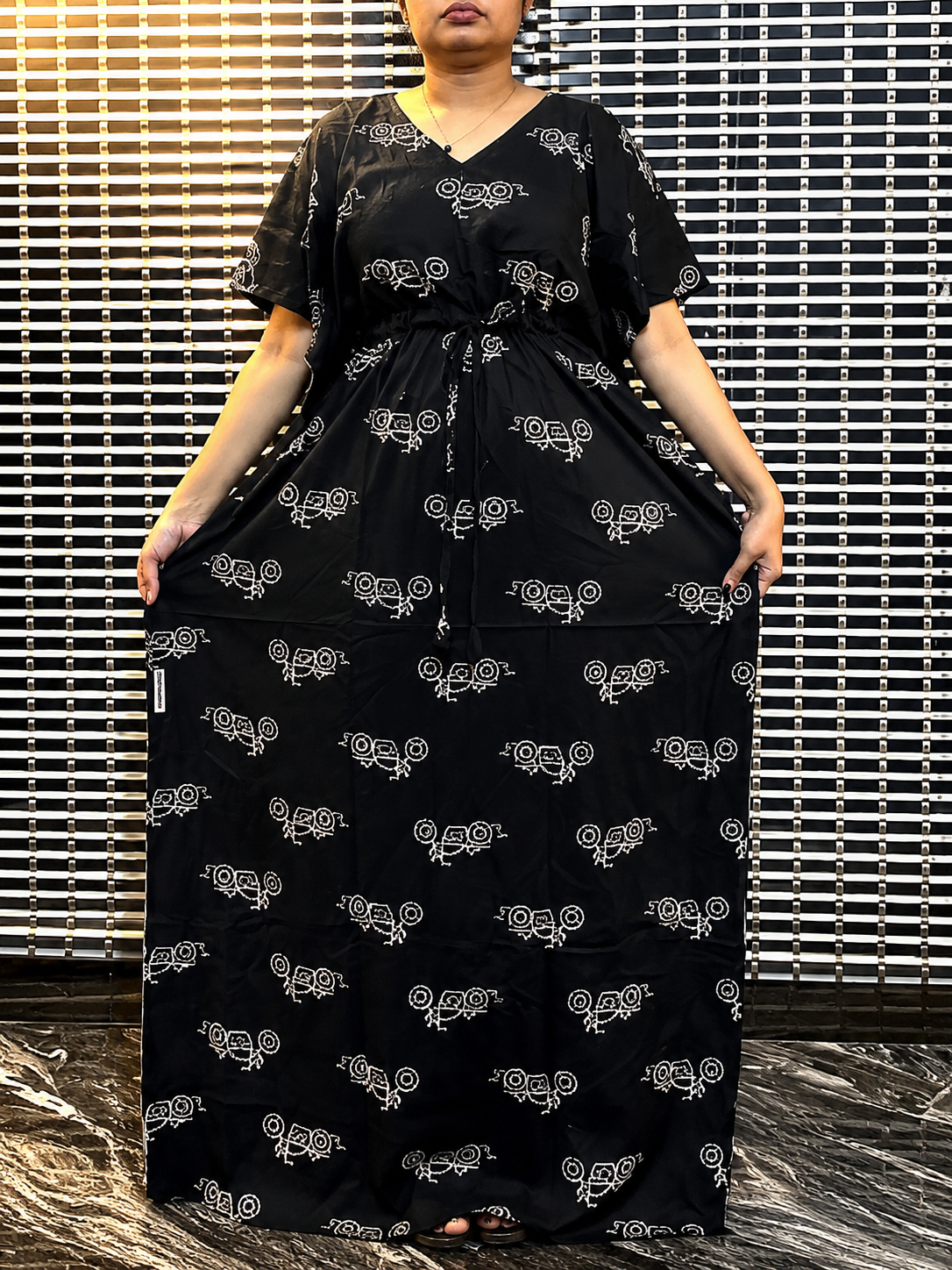 2026/08/98568.png Black bullet Kaftan - Image 1