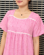 Lines with ❤️ pink frock