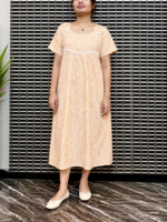 Lines with ❤️  Orange frock - Image 2