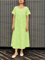Lines with 💚 green frock