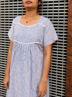 Lines with 🩶 gray frock - Image 2