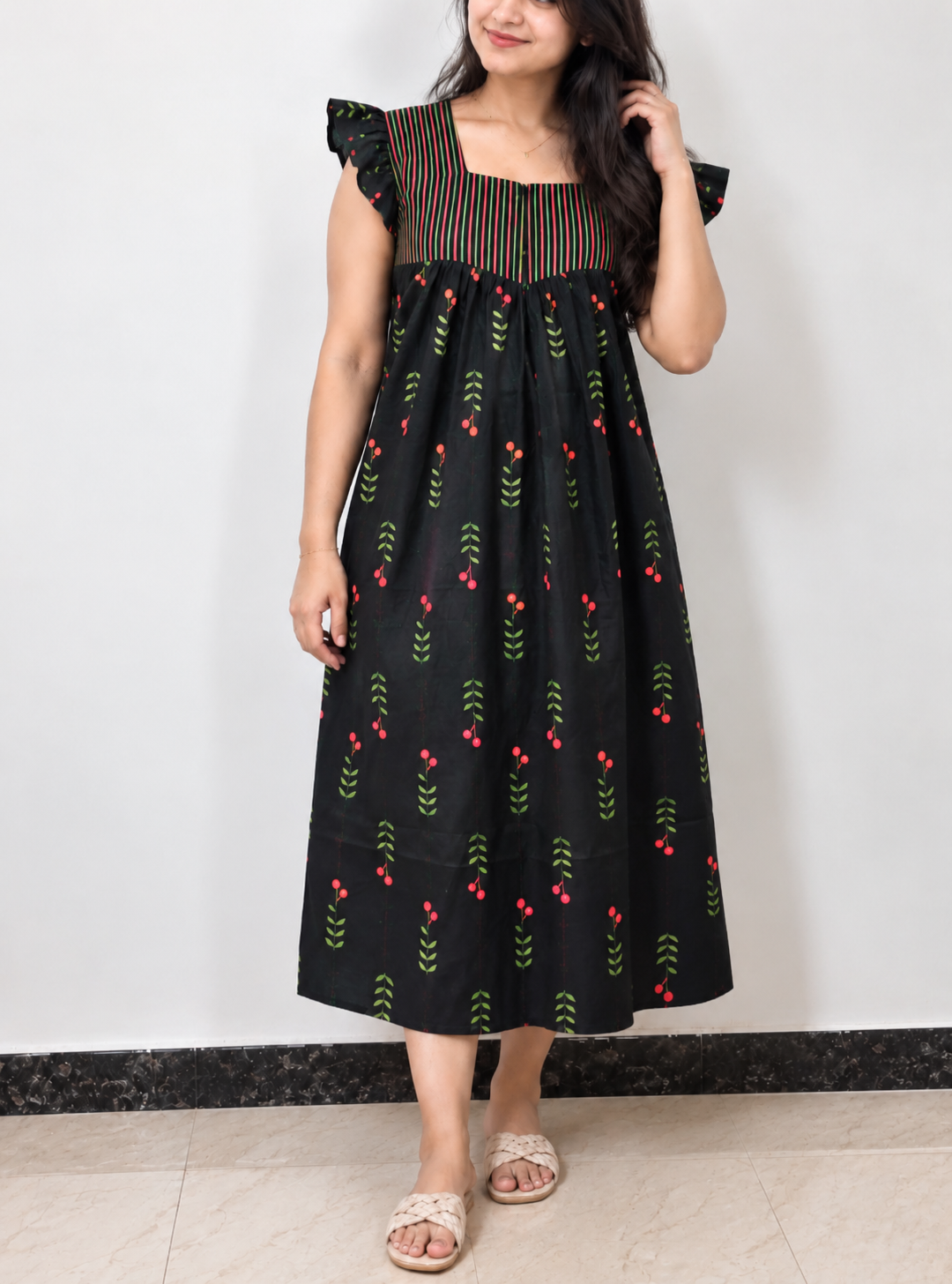2026/09/106048.png Black blossom frock - Image 1
