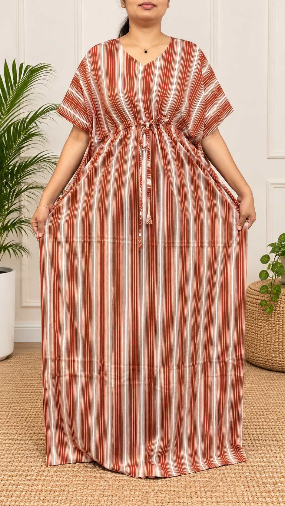 2026/09/108742.png Stripes Kaftan - Image 1