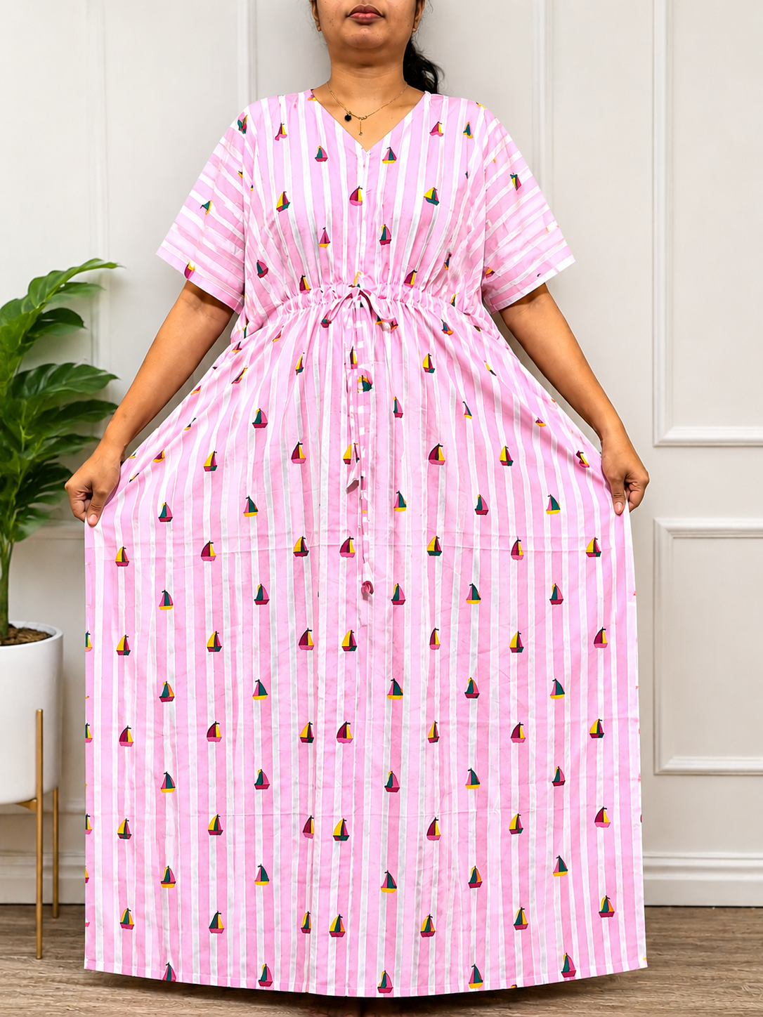 2026/09/99520.png Stripes boat 🚢 Kaftan - Image 1