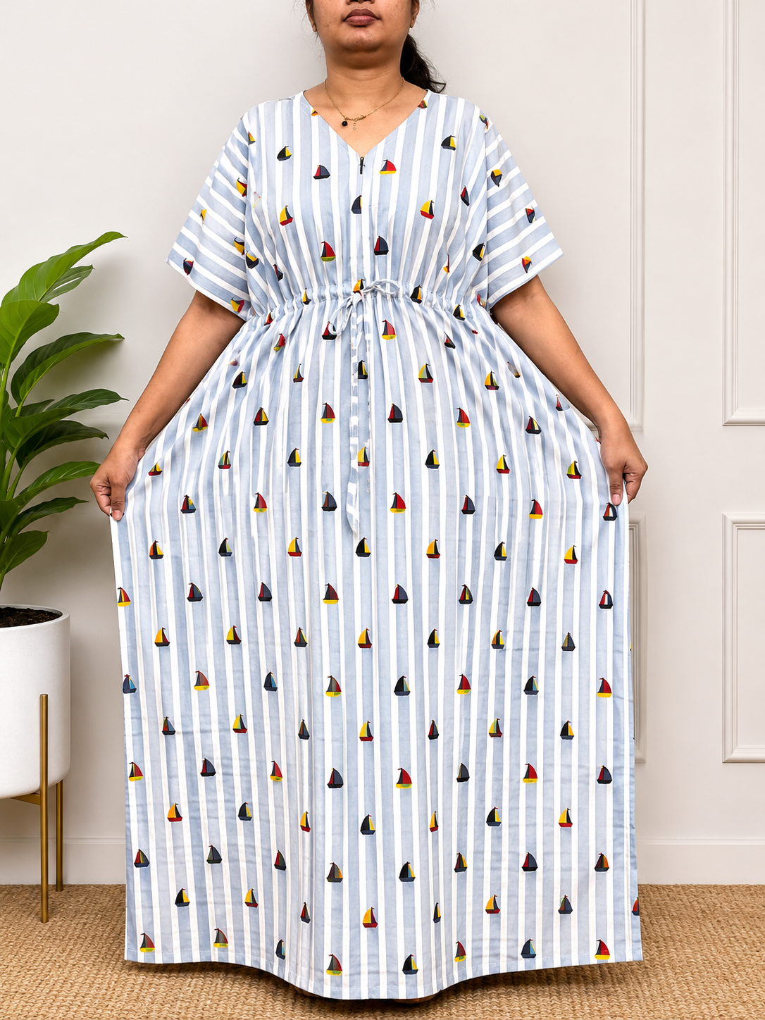 2026/09/99522.png Gray 🚢 Kaftan - Image 1